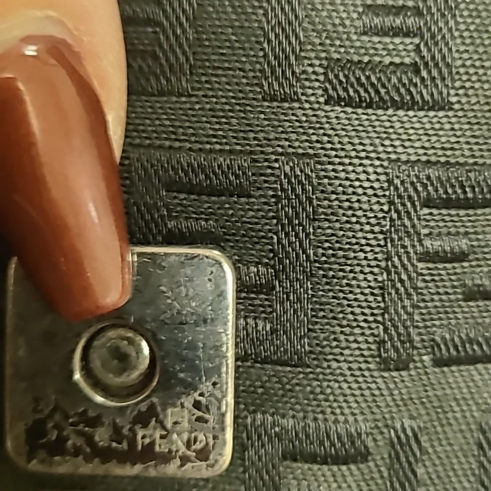 GC - Fendi Zucchino mini Mama Baguette - Picture 8 of 17